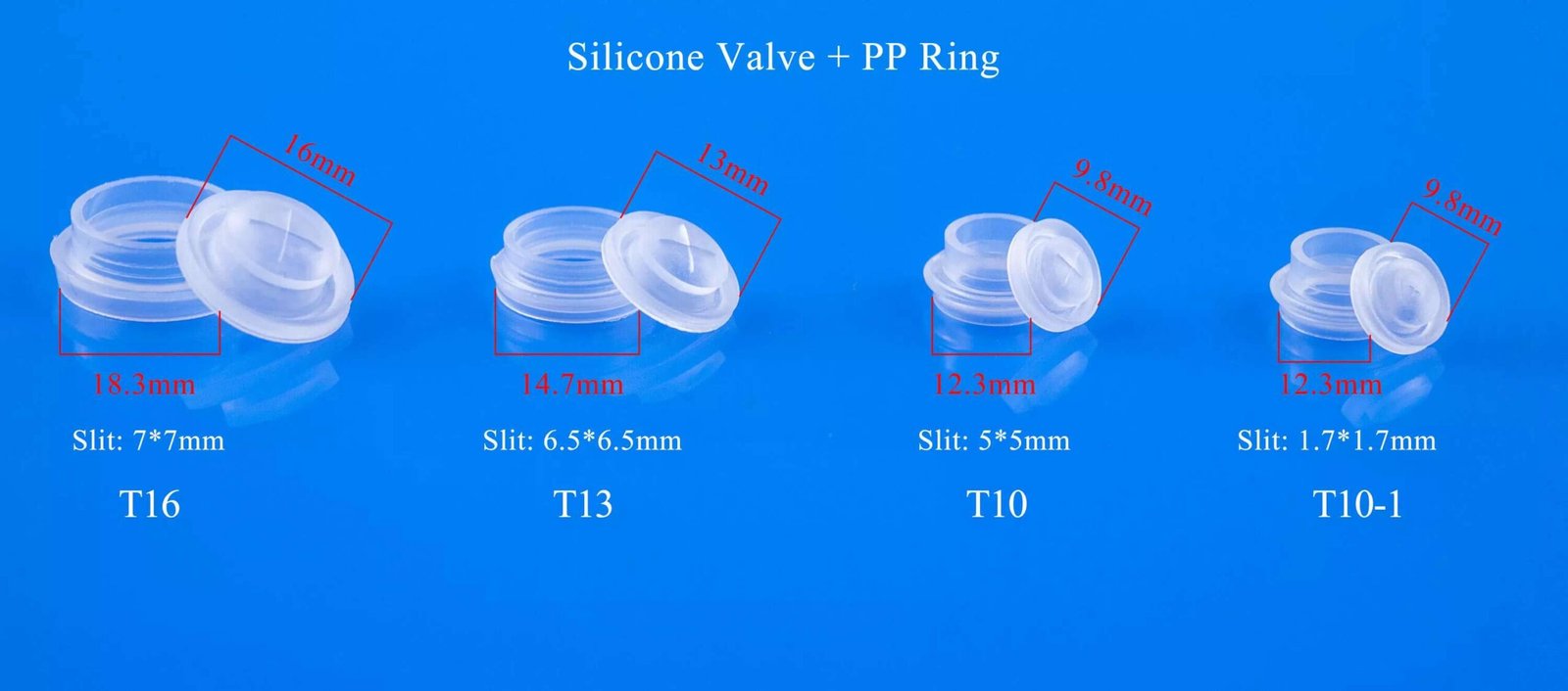 "silicone one way valve for squeeze bottle"