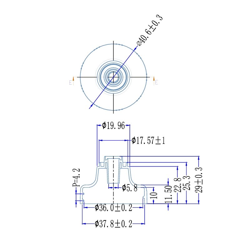 "38/400 flip-tuitdop voor specerijenflessen".