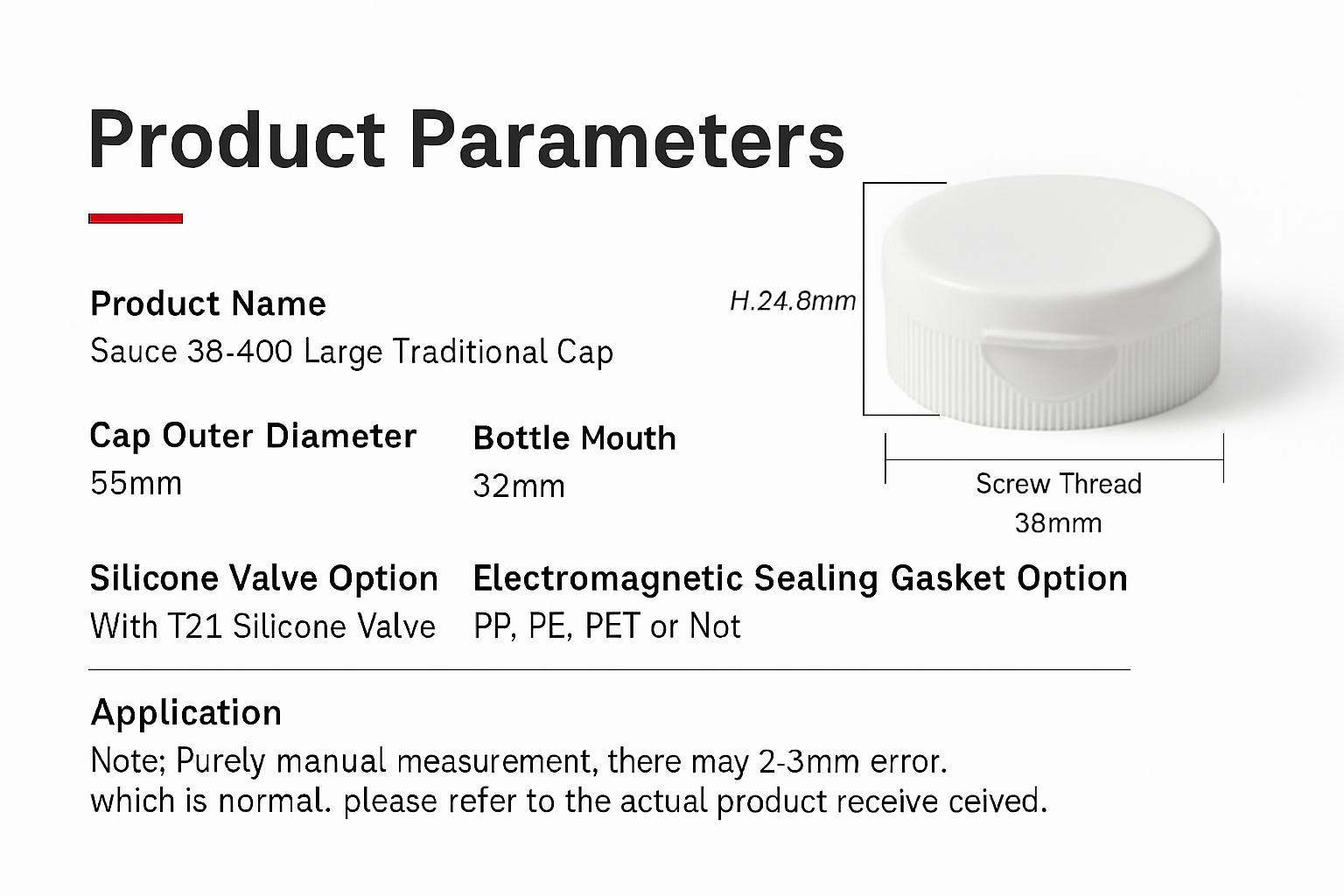 "Flasche mit Flip-Top-Verschluss 38-400 für Saucen"