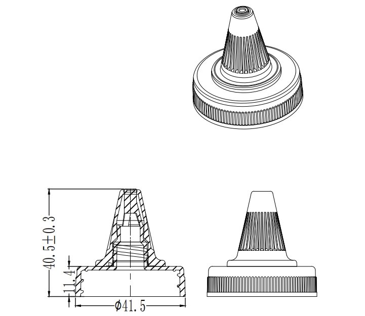 "조미료 병용 트위스트 오픈 캡"