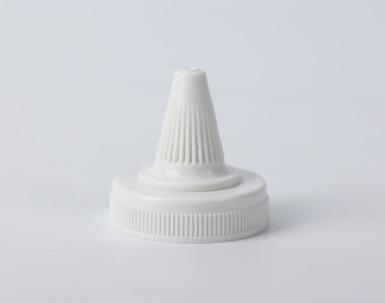 "tapa flip top 28 410 dop op knijpfles"