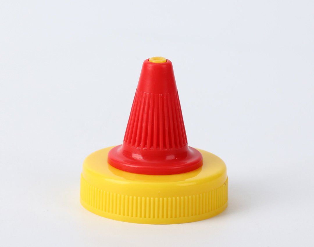 "squeeze bottle caps for sauces and condiments"