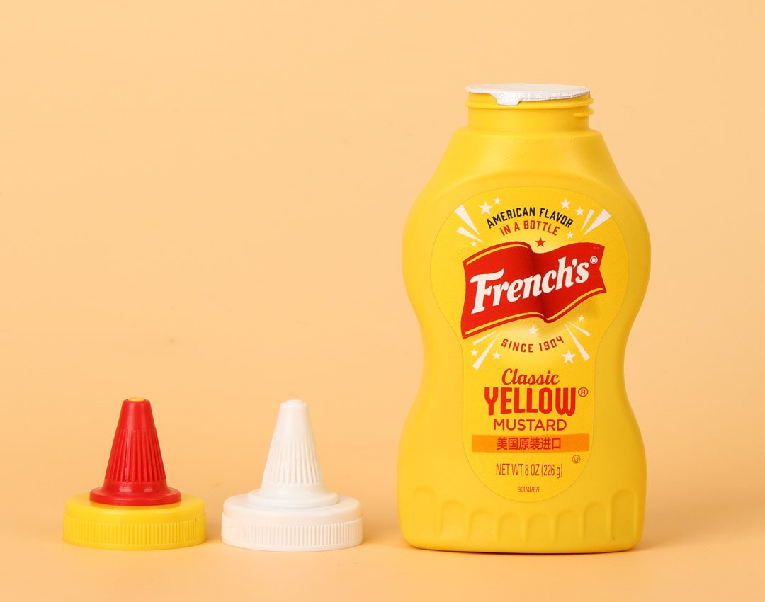 "38mm Squeeze Bottle Caps for ketchup packaging"