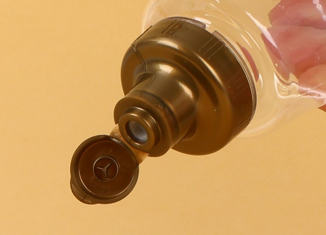 "38-400 flip top doppen met veilig sluitend ontwerp"