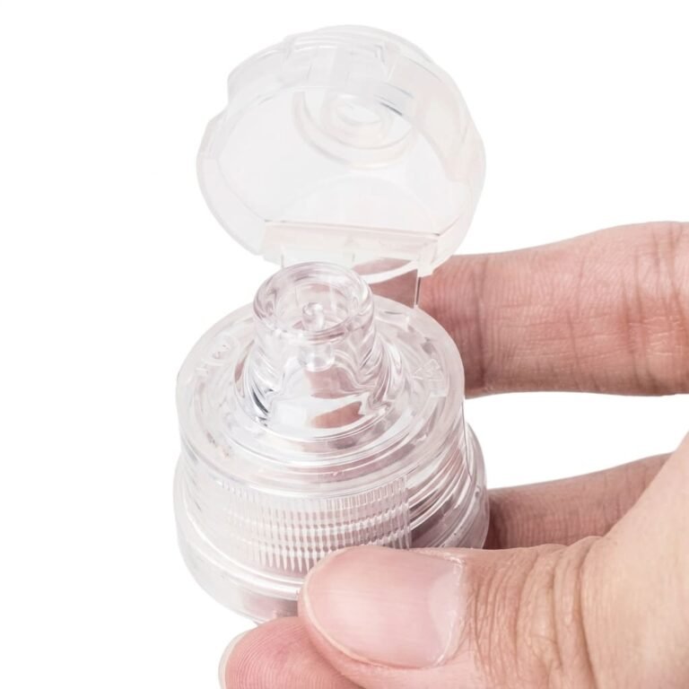 28mm sport cap with PCO 1881 neck finish on water bottle