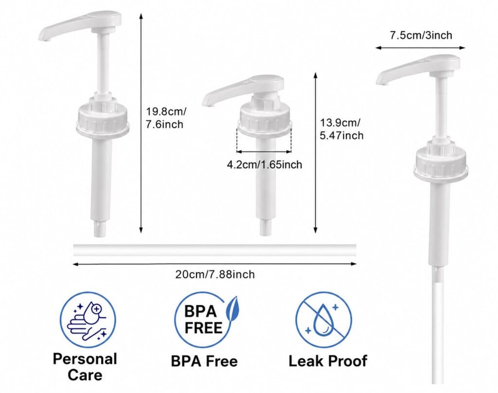 Locking Lotion Pump with Twist Lock Design