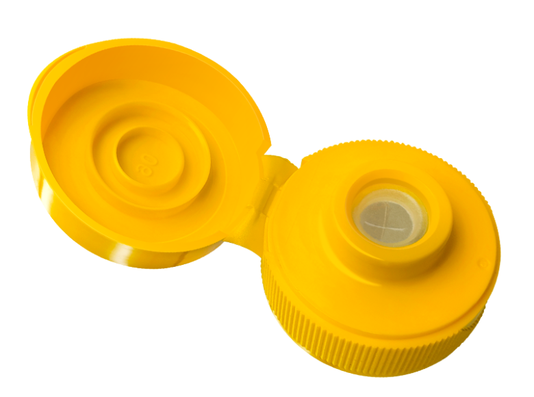 plastični pokrovček za plastenke s tesnilnim pokrovom