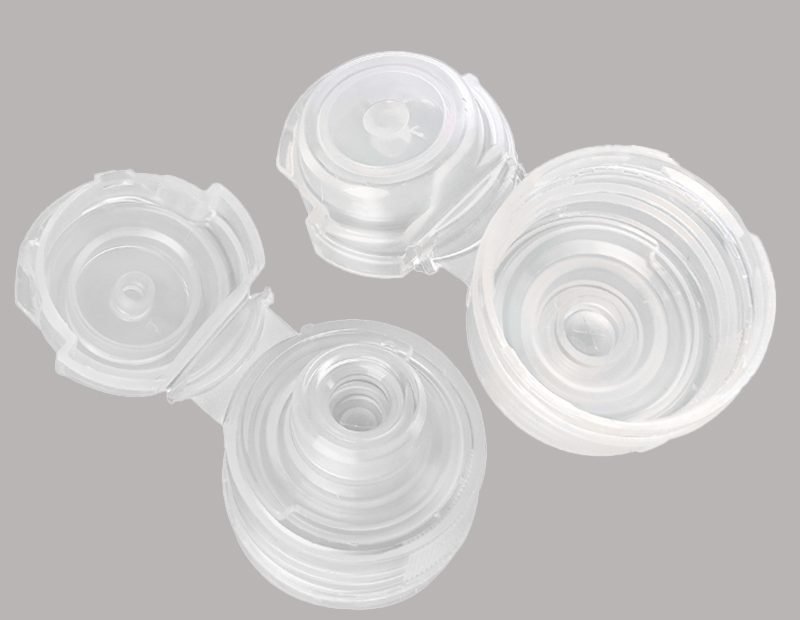 "Dwarsdoorsnede van een verzegelde flessendop."